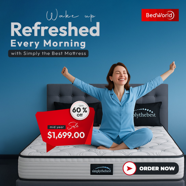 ✨ Wake Up Refreshed – Simply the Best Mattress | B Experience the ultimate comfort and support with the Simply the Best Mattress, now available at Bedworld Online. Designed to help you wake up refreshed every morning, this premium mattress combines advanced sleep technology with luxurious comfort for a p