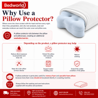 Protect your pillow from moisture, perspiration, oils and everyday stains with a washable pillow protector. It helps keep the sleep surface cleaner, supports easier care and can extend the usable condition of memory foam and specialist pillows.