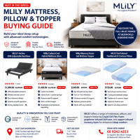 Build your ideal sleep setup with MLILY at BedWorld Osborne Park. Compare adjustable bed bases, Carbon Cool mattresses, gel toppers and cooling pillows with advanced comfort technologies, trusted quality and fast delivery options.